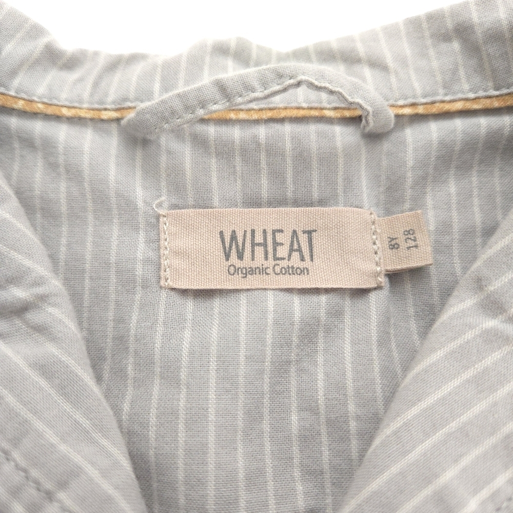 WHEAT Kids Organic Cotton Button Up Shirt size 8Y - Picture 4 of 11